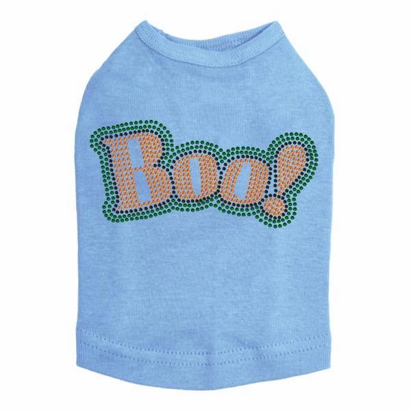 Boo! Rhinestone Dog Tank