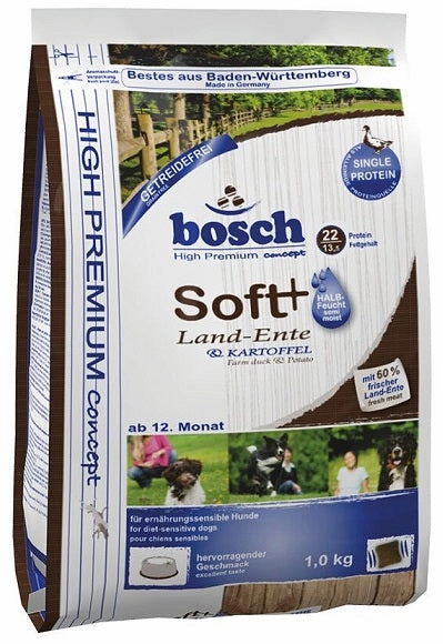 Bosch High Premium Grain Free Soft  Farm Duck & Potato Dry Dog Food 1kg