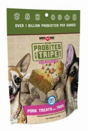 Boss Dog Probites Freeze-Dried Raw Pork Tripe Dog Treat 3oz Bag