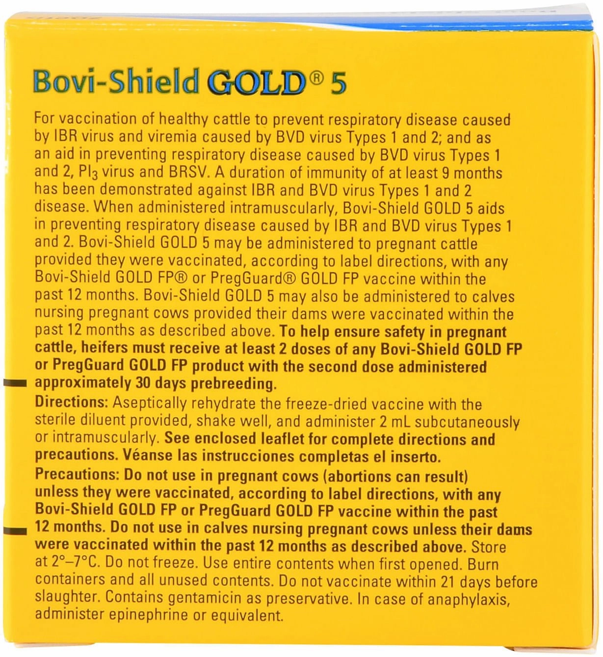 Bovi-Shield Gold 5 Cattle Vaccine