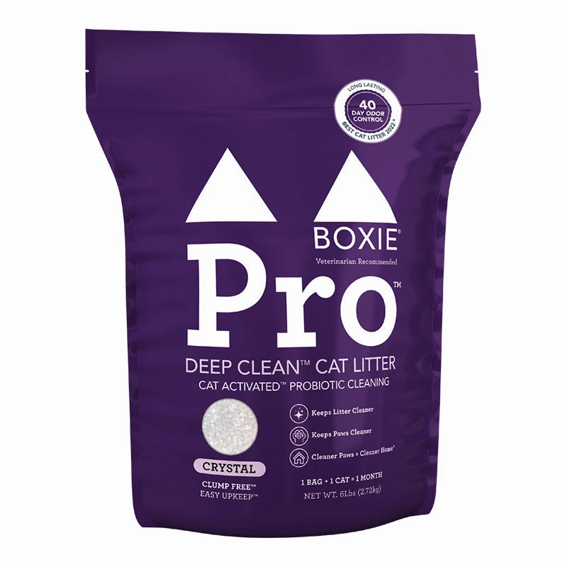 BoxiePro Crystal Deep Clean Probiotic Clay Cat Litter