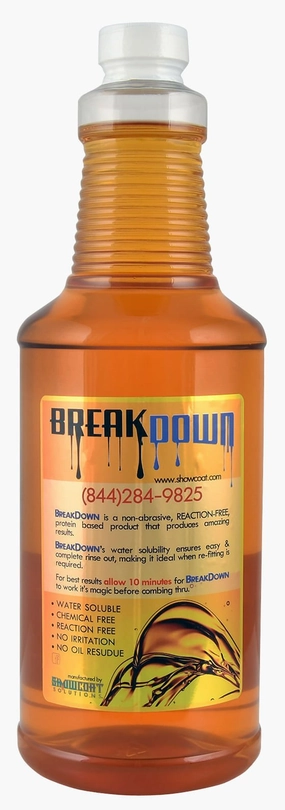 BreakDown Re-fitting Rinse