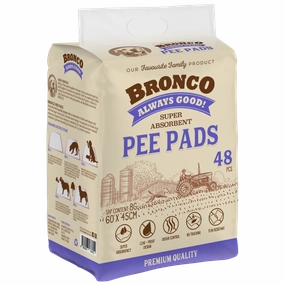 Bronco Super Absorbent Pee Pads 48pcs (60 x 45cm)