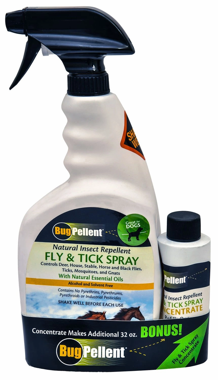 BugPellent Fly & Tick Spray, 32 oz