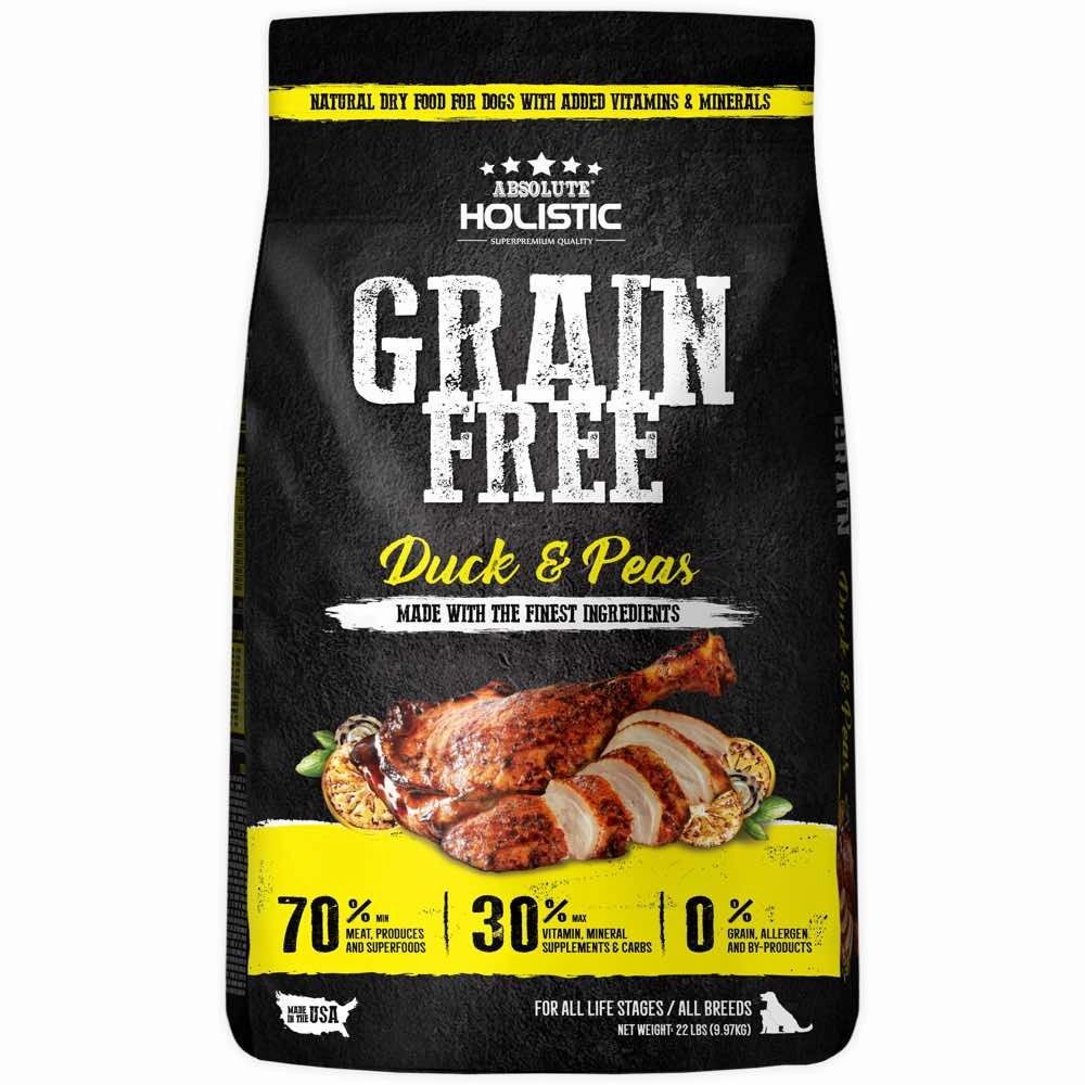 BUNDLE DEAL: Absolute Holistic Duck & Peas Grain-Free Dry Dog Food
