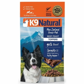 BUNDLE DEAL: K9 Natural Beef Feast Grain-Free Freeze-Dried Raw Dog Food Topper 142g