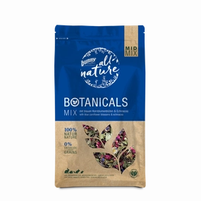 Bunny Nature Botanicals Mid Mix Blue Cornflower Blossoms & Echinacea 120g