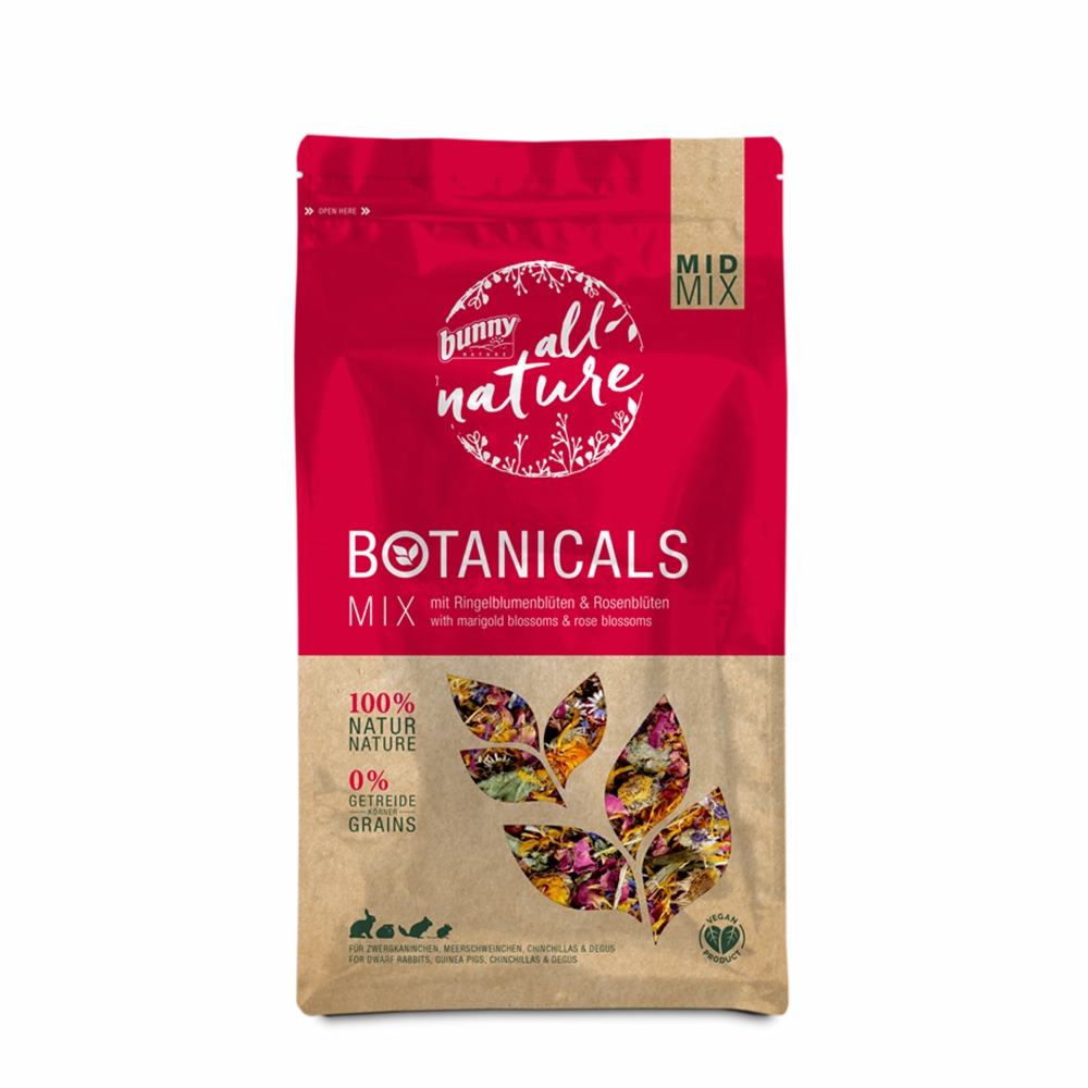 Bunny Nature Botanicals Mid Mix Marigold & Rose Blossoms 130g