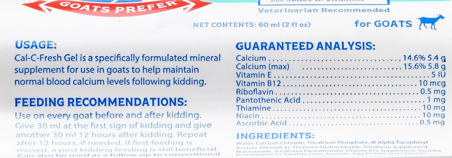 Cal-C-Fresh, 60 cc (75g)