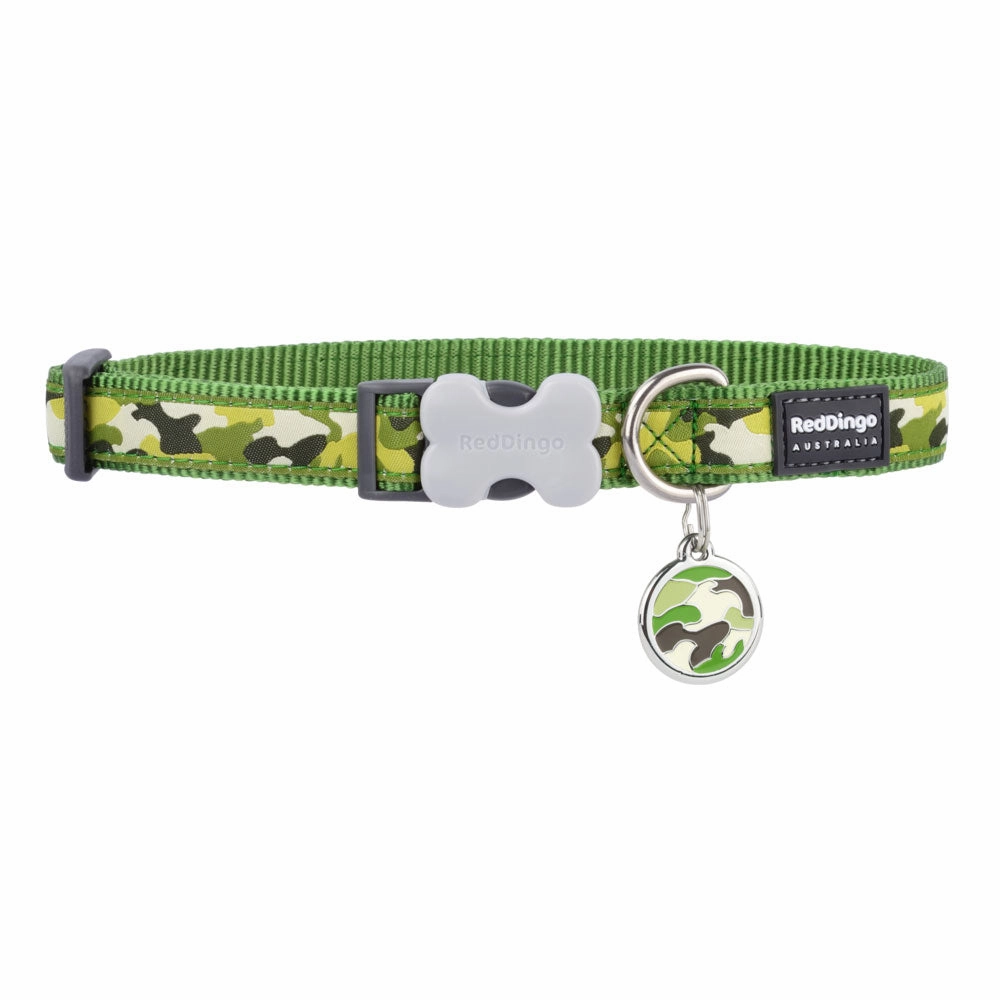 Camouflage Green Dog Collar