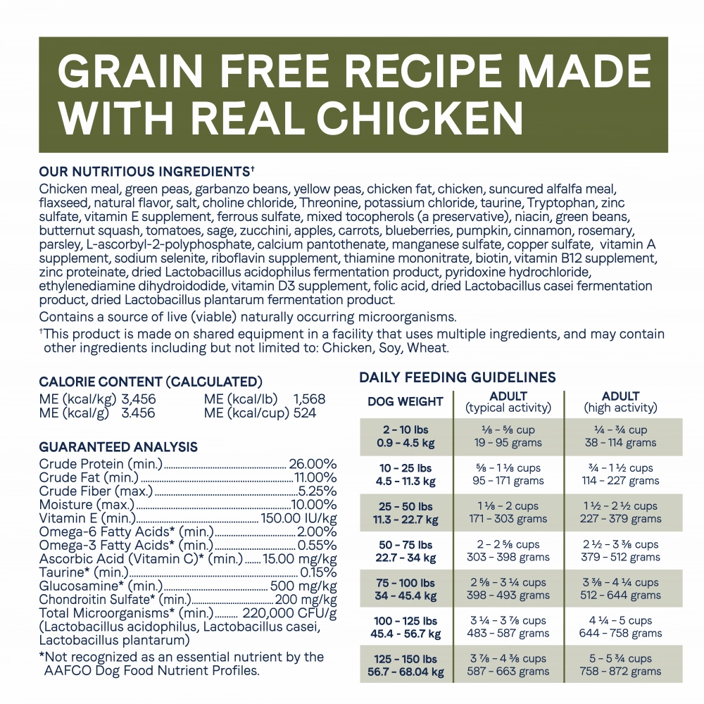 Canidae Under the Sun Grain Free Adult Chicken Recipe Dry Dog Food