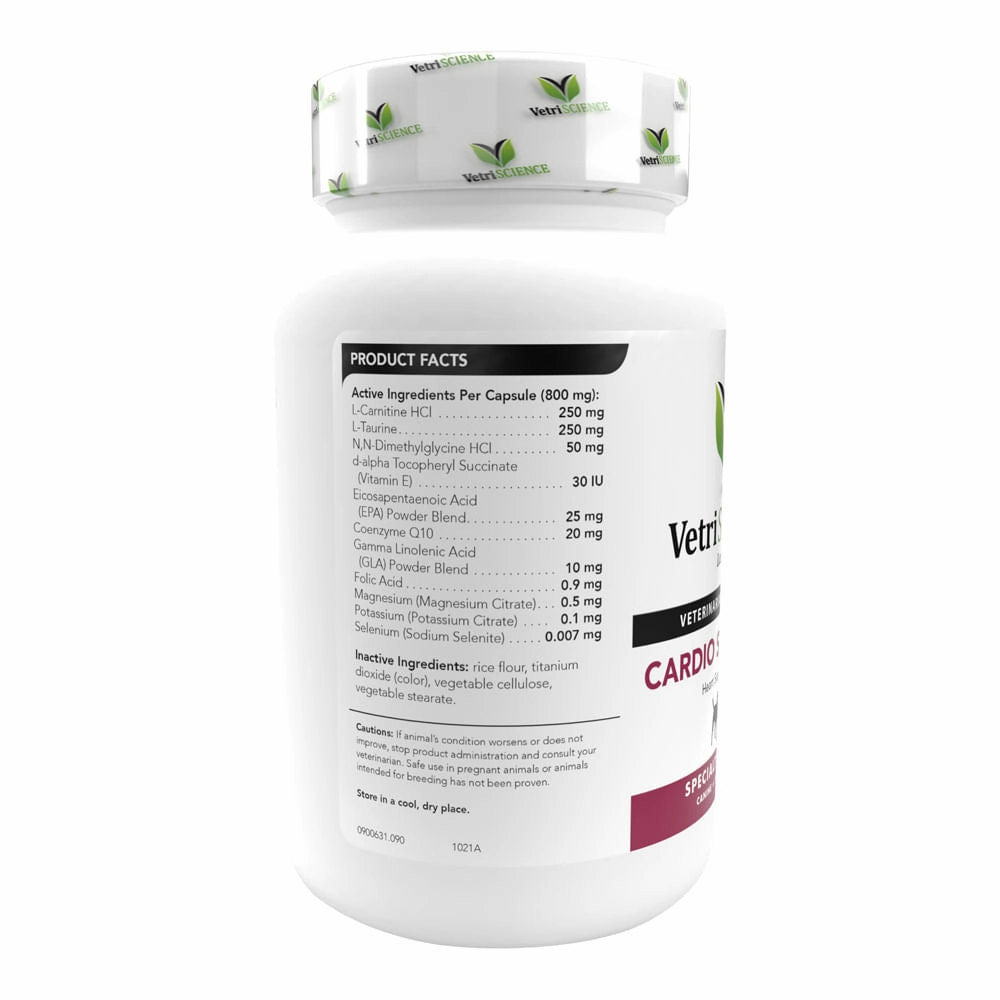 Cardio-Strength Heart Support Formula for Cats & Dogs, 90 Caps