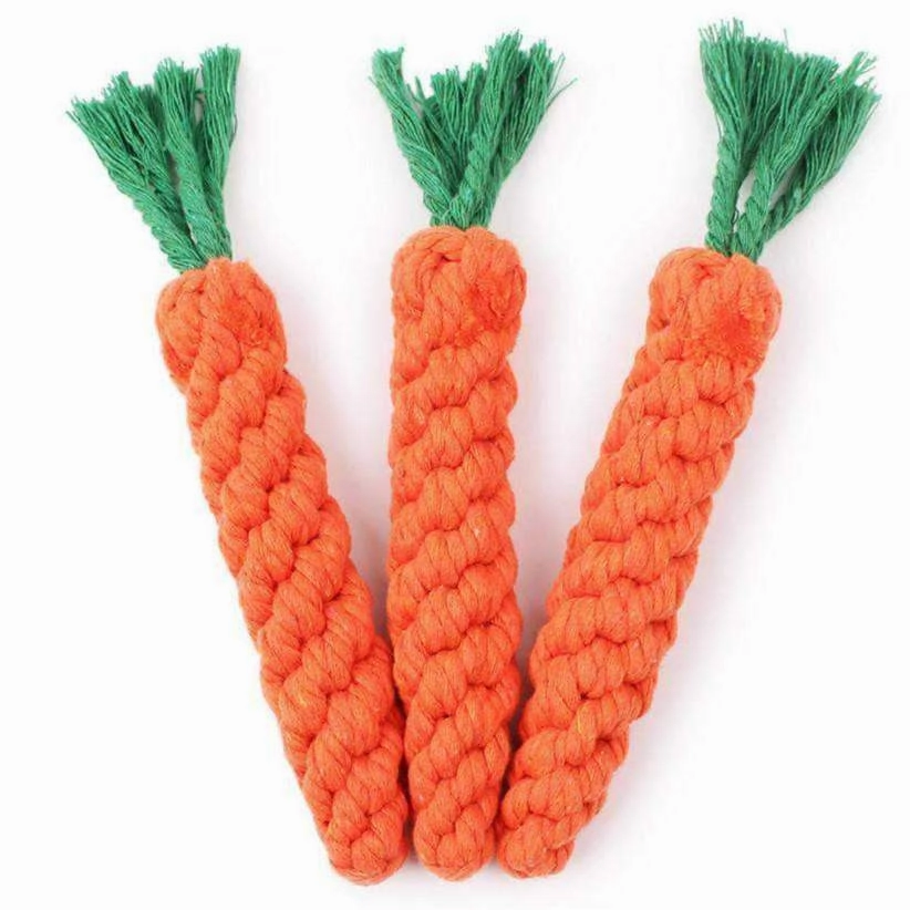 Carrot Rope Dog Toy