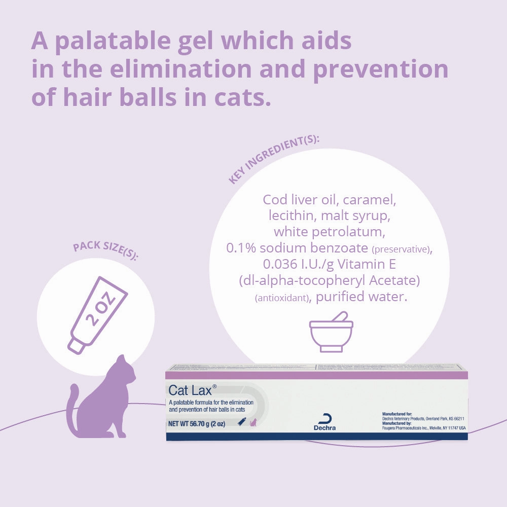 Cat Lax Hairball Solutions for Cats, 2 oz