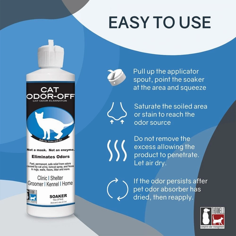 Cat Odor-Off Soaker, 16 oz