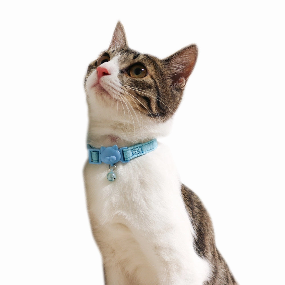 CattyMan Le Collier Luxe Cat Collar (Light Blue)