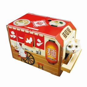 CattyMan Ramen Shop Cat Playing Box
