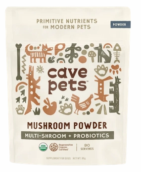Cave Pets Multi Shroom   Probiotics Mushroom Powder 90g Pouch