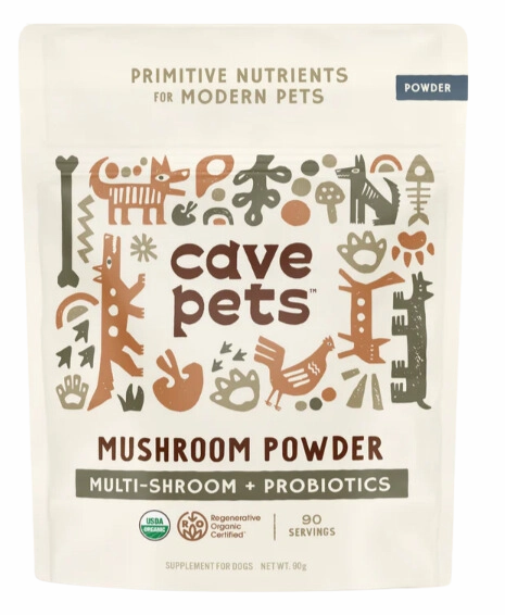 Cave Pets Multi Shroom   Probiotics Mushroom Powder 90g Pouch