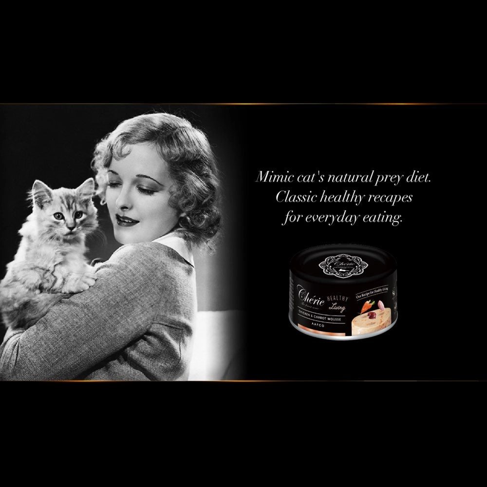 Cherie Healthy Living Tuna Mousse Cat Food 80g