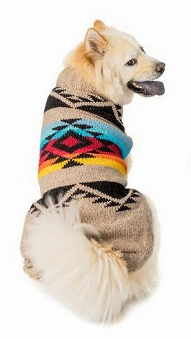 Chilly Dog Painted Desert Southwest Dog Sweater