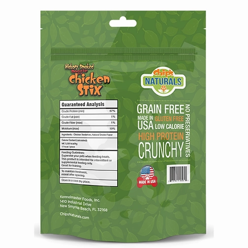 Chip's Naturals Hickory Smoked Doggie Chicken Stix 12oz Bag