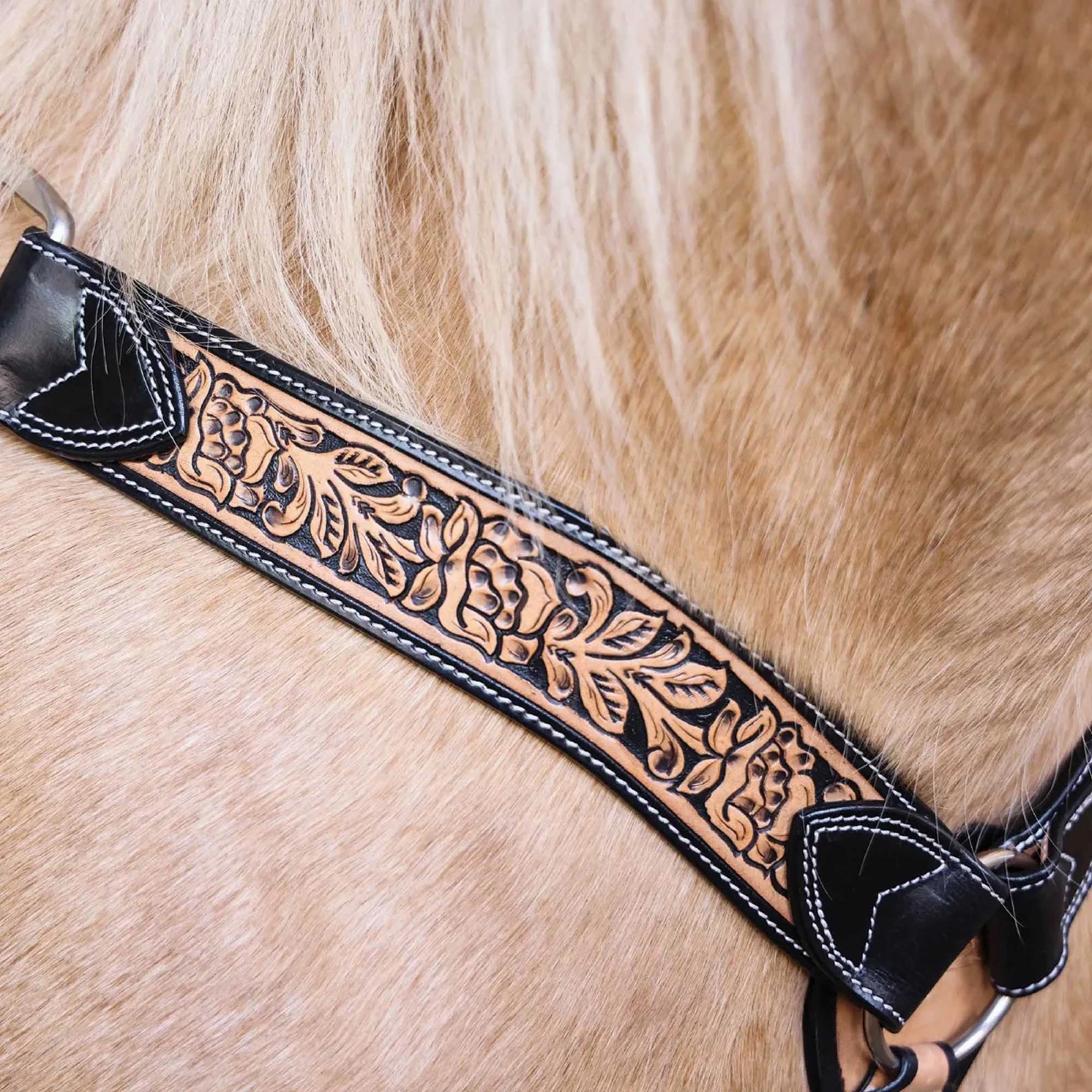 Circle Y Blooming Wild Breast Collar, Full