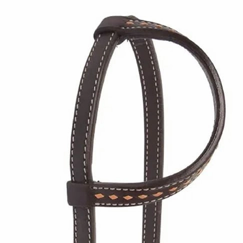 Circle Y Dusty Floral One Ear Headstall, Full