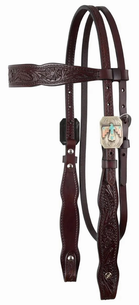 Circle Y Great Oak Browband Headstall, Full