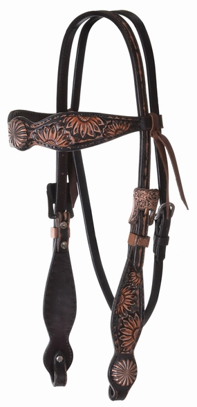 Circle Y Sunflower Headstall