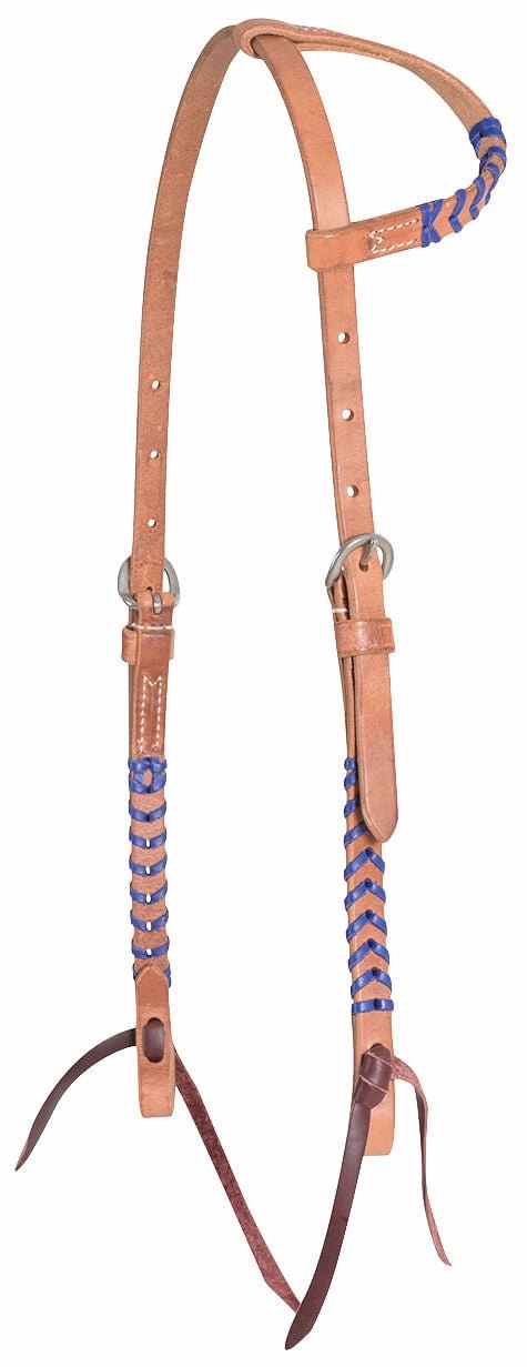 Classic Equine Laced One Ear Headstall, Full