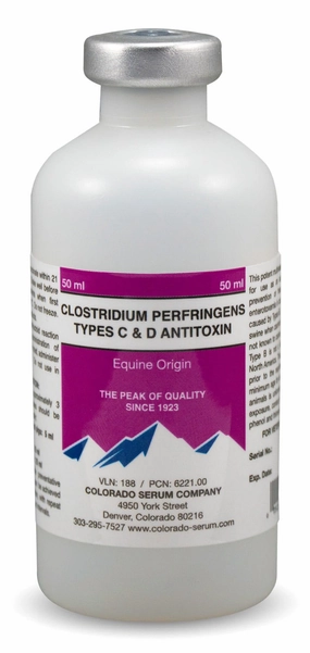 Clostridium Perfringens Types C & D Antitoxin Vaccine