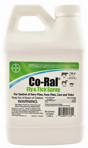 Co-Ral Fly & Tick Spray, 64 oz