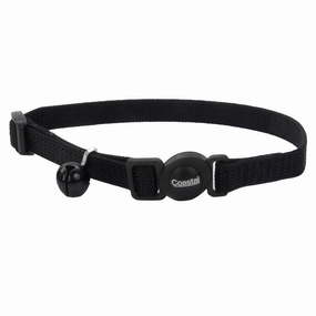 Coastal Safe Cat Adjustable Snag-Proof Breakaway Collar for Cats Black