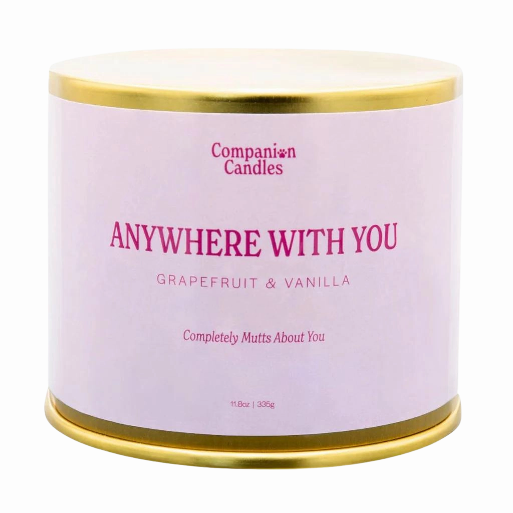 Companion Candles 11.8oz Candle - Anywhere With You (Grapefruit/Vanilla)