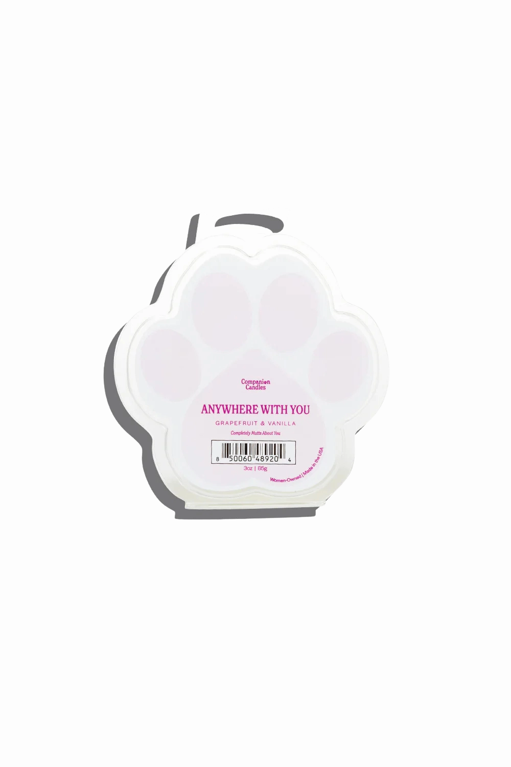 Companion Candles 3oz Wax Melt - Anywhere With You (Grapefruit/Vanilla)