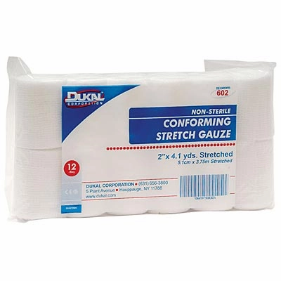 Conforming Stretch Gauze, 12 Rolls