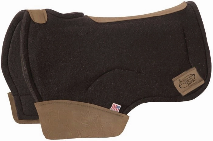 Contour Impact Gel Barrel Saddle Pad, 28" x 13"
