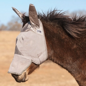 Crusader Fly Mask with Long Nose & Mule Ears