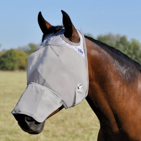 Crusader Fly Mask Without Ears with Long Nose