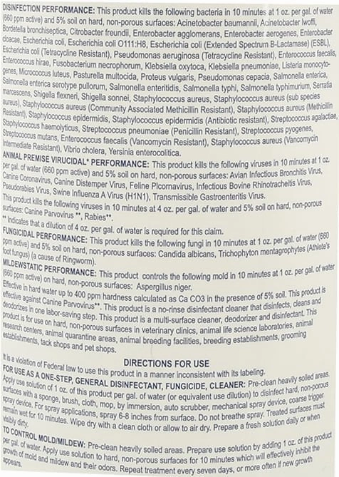 D-128 Disinfectant, gallon