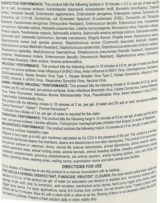 D-256 Disinfectant, gallon