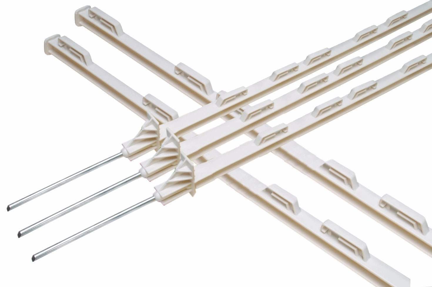 Dare 63" Step-In Poly Posts, White