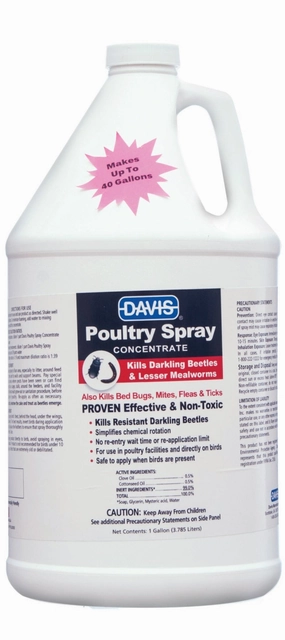 Davis Poultry Spray Concentrate, Gallon