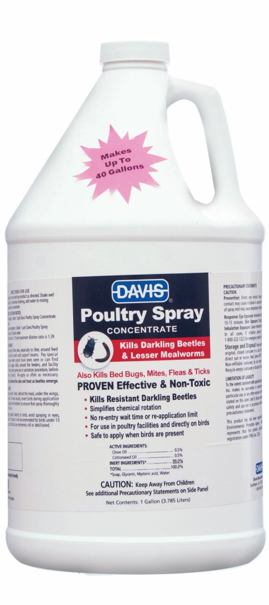 Davis Poultry Spray Concentrate, Gallon