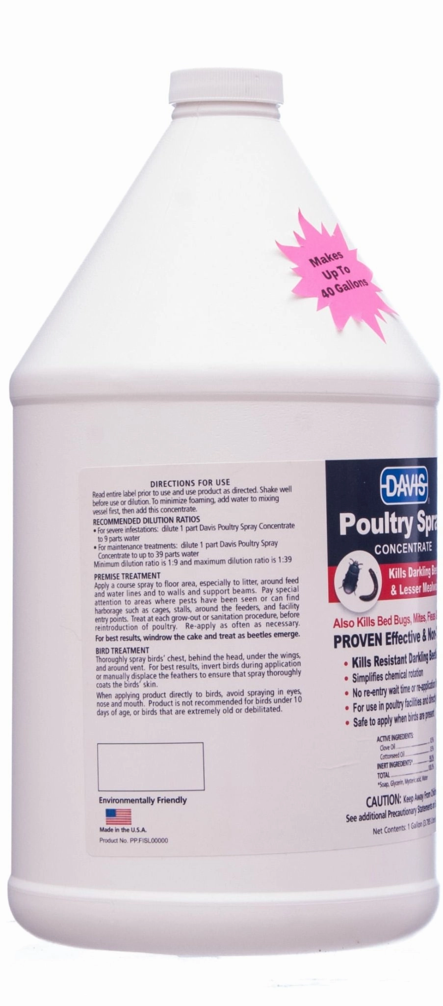 Davis Poultry Spray Concentrate, Gallon