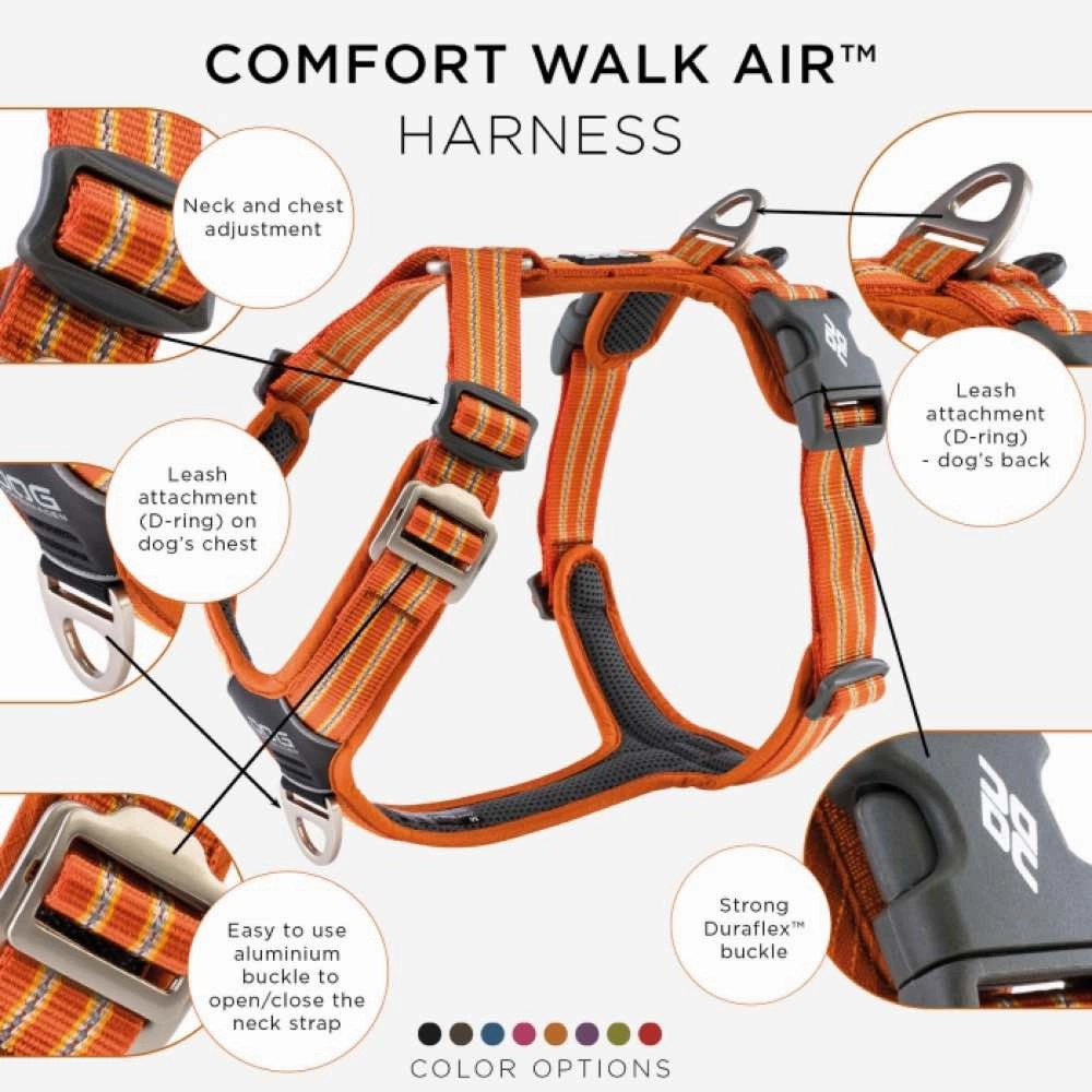 DOG Copenhagen Comfort Walk Air Dog Harness (Orange Sun)