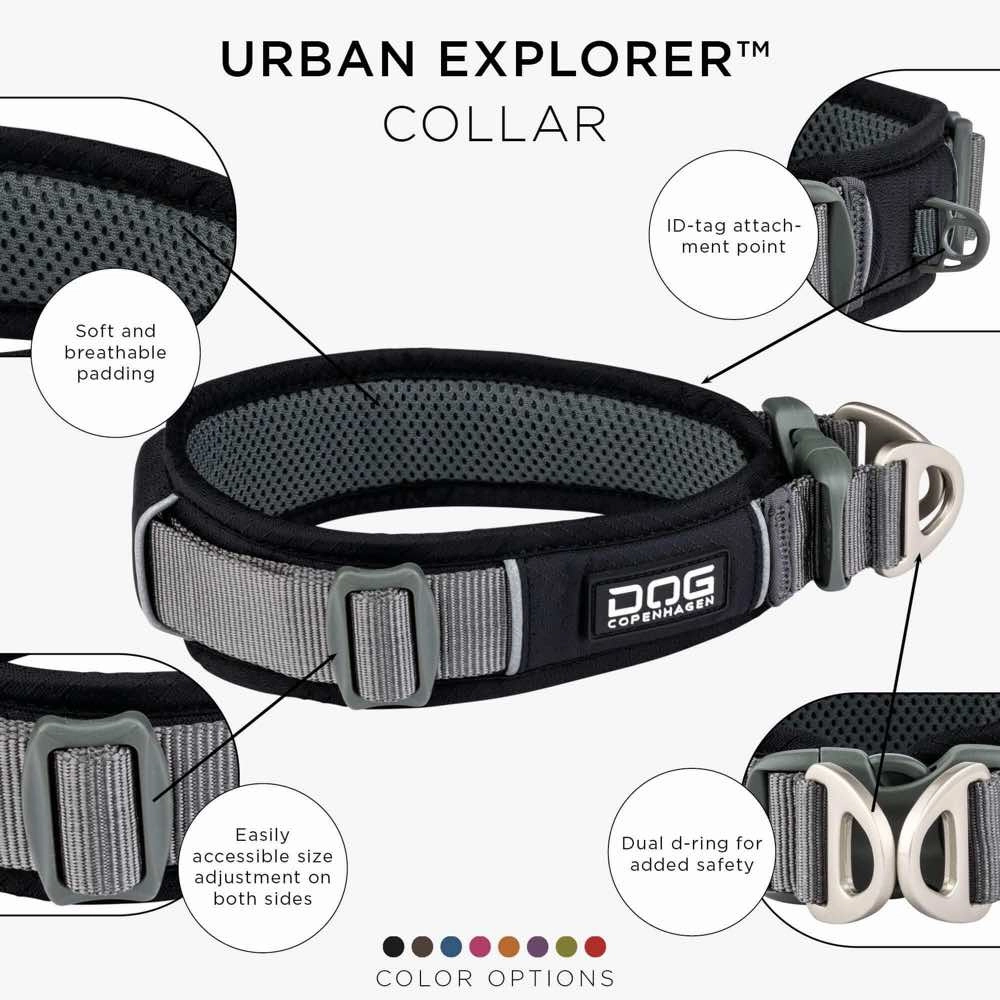 DOG Copenhagen Urban Explorer Dog Collar (Black)