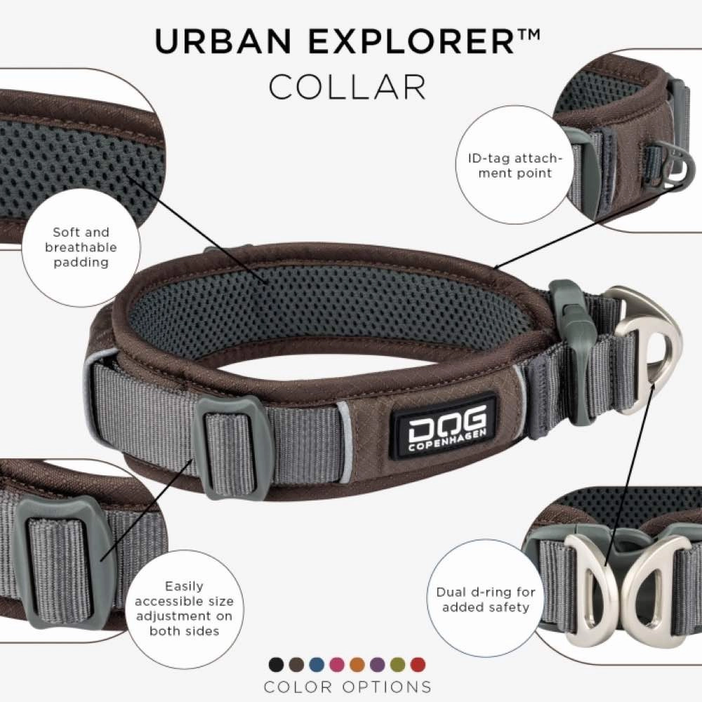 DOG Copenhagen Urban Explorer Dog Collar (Mocca)