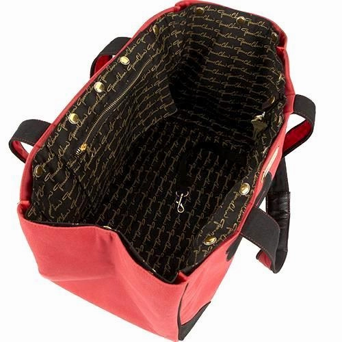 Doggie Style Rescue Me Tote Canvas Dog Carrier Red